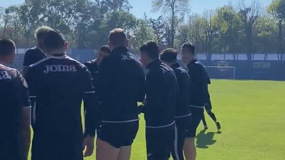 Cruz Azul entrena previo a su partido con Necaxa