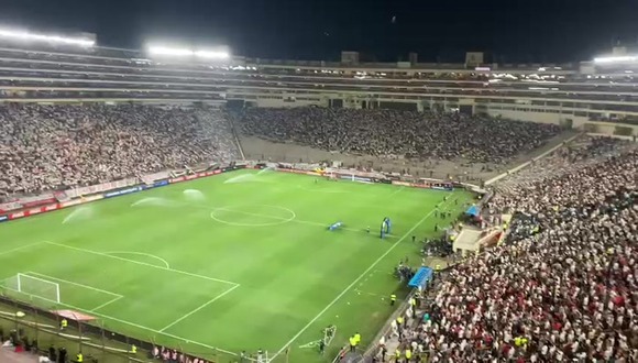 Así luce el Estadio Monumental previo al duelo entre Universitario vs. Corinthians. (Video: Juan Manuel Saldaña)