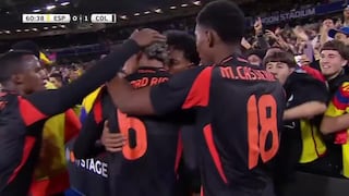 ¡Tras gran jugada de Díaz! Gol de Daniel Muñoz para el 1-0 de Colombia vs. España