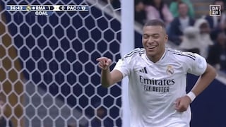 Se juntó el tridente del Real Madrid: gol de Kylian Mbappé para el 1-0 ante Pachuca