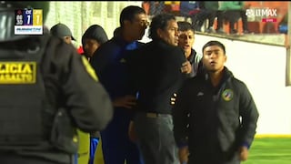 ¡Se fueron a las manos! Acasiete, DT de Juan Pablo II, protagonizó pelea con su jugador Tizón