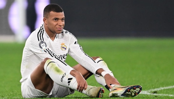 Kylian Mbappé sufrió una lesión ante Atalanta por Champions League. (Foto: AFP / Video ESPN)