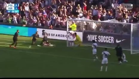 ¡Estocada final de Estados Unidos! Tillman y Hall marcaron en seis minutos ante Perú
