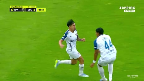 ¡Qué pinturita le metiste! Jesús Pretell marcó su primer gol en el LDU vs IDV