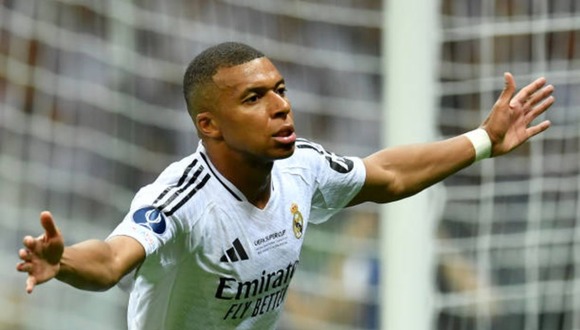 Kylian Mbappé anotó su primer gol con Real Madrid. (Video: ESPN)