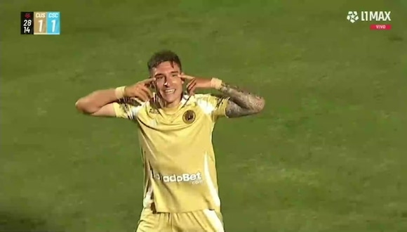 Gol de Facundo Callejo para el 1-1 del Cusco FC vs Sporting Cristal. (Video: L1 Max)