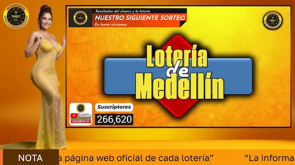 Lotería de Medellín de hoy 7 de noviembre | VIDEO: Loterías Colombianas