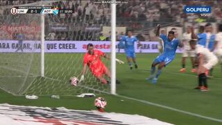 Con un ligero desvío: el gol de Yordi Vílchez para el 1-2 de ADT vs. Universitario