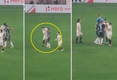 El tenso enfrentamiento entre Renzo Garcés y Gustavo Dulanto en el clásico