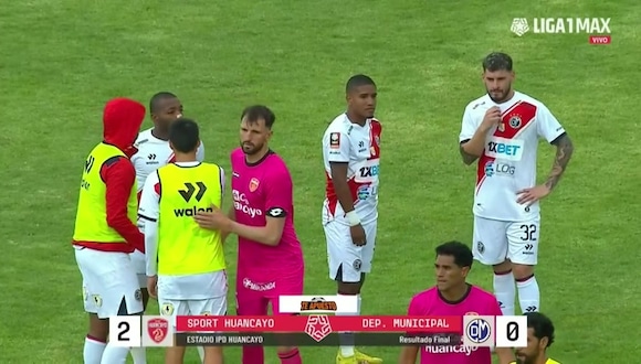 Municipal descendió a la Liga 2 tras perder por 2-0 ante Sport Huancayo. (Video: Liga 1 MAX)