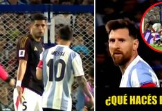 Lionel Messi llamó ‘Bobo’ a Carlos Zambrano durante el Argentina vs Perú