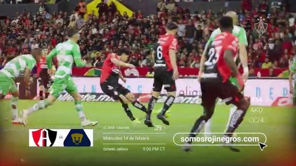 Atlas y Pumas juegan por el Clausura 2024 de la Liga MX. (Video: @AtlasFC)