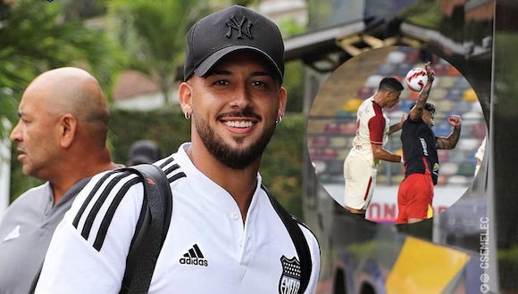 Caín Fara con Aucas vs. Universitario en Noche Crema 2022. (Video: GolPerú)