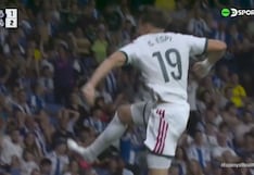 ¡Golpazo y remontada final! Carlos Espí debutó con gol en el 2-1 del Real Madrid vs. Espanyol