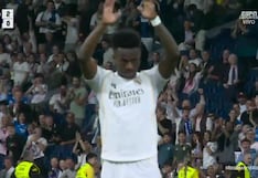 ¡Prendió la máquina! Gol de Vinícius Jr. puso el 2-0 del Real Madrid vs. Alavés