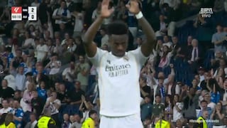 ¡Prendió la máquina! Gol de Vinícius Jr. puso el 2-0 del Real Madrid vs. Alavés