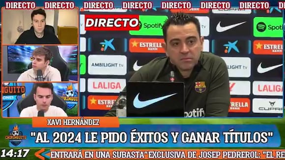 La respuesta de Xavi Hernández sobre los fichajes de Mbappé y Haaland por Real Madrid. (Video: El Chiringuito)