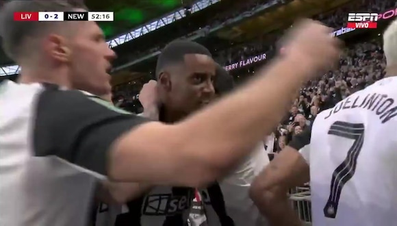 Gol de Isak para el 2-0 en el Liverpool vs. Newcastle por la EFL Cup. (Video: ESPN)