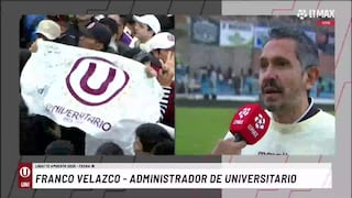 Franco Velazco y el tricampeonato de Universitario: “Somos los más grandes, ¿quedan dudas?”