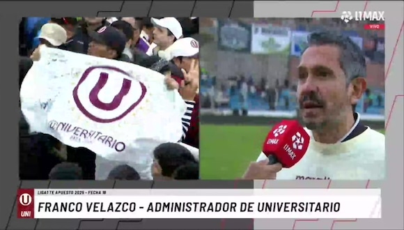 Franco Velazco y el mensaje por tricampeonato de Universitario. (Video: L1 MAX)