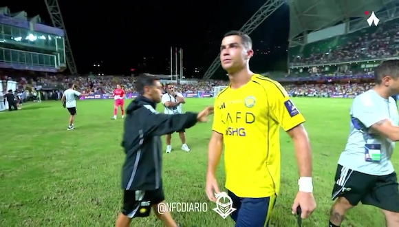 La reacción de Cristiano Ronaldo tras perder la final de la Supercopa de Arabia Saudita con Al Nassr ante Al Ahli. (Video: SSC)