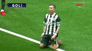¡En 20 segundos! Gol de Bernard para el 1-0 de Atlético Mineiro vs. Santos por la Sudamericana