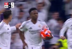 ¡Llegó el empate! Gol de Vinícius Júnior para el 1-1 del Real Madrid ante Valencia por LaLiga