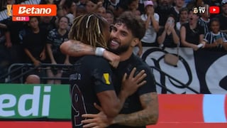 ¡André Carrillo celebró ante Neymar! Gol de Yuri Alberto para el 2-0 de Corinthians vs. Santos