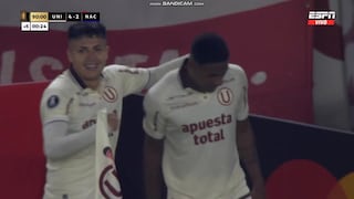 ¡Reacción crema! Goles de Alzugaray y Carabalí para el 4-2 de Universitario vs. Nacional de Uruguay