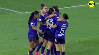 ¡Sorprendió a la portera! Gol de Adriana Lúcar para el 1-0 de Alianza Lima vs. Santiago Morning