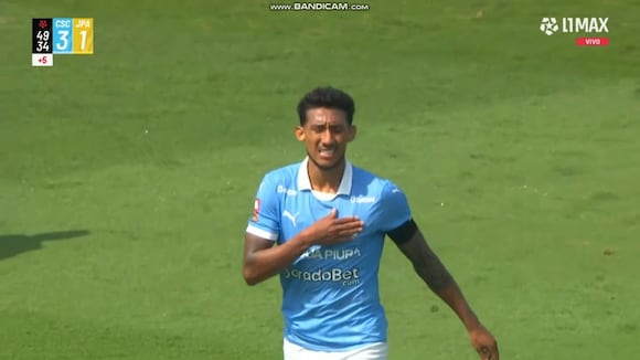 Christofer Gonzales marcó el 3-1 de Sporting Cristal sobre Juan Pablo II. (Video: L1 MAX)