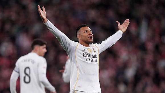Gol de Kylian Mbappé, Real Madrid 3-0 Athletic. (Video: ESPN)