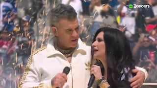 Laura Pausini y Robbie Williams brillaron en el show previo por la final del Mundial de Clubes 2025