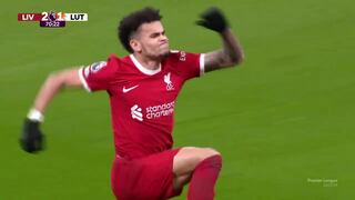 ¡Dedicado a su papá! Gol de Luis Díaz para el 3-1 de Liverpool vs. Luton