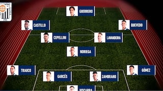 El posible once de Alianza Lima para enfrentar a Aucas en Matute