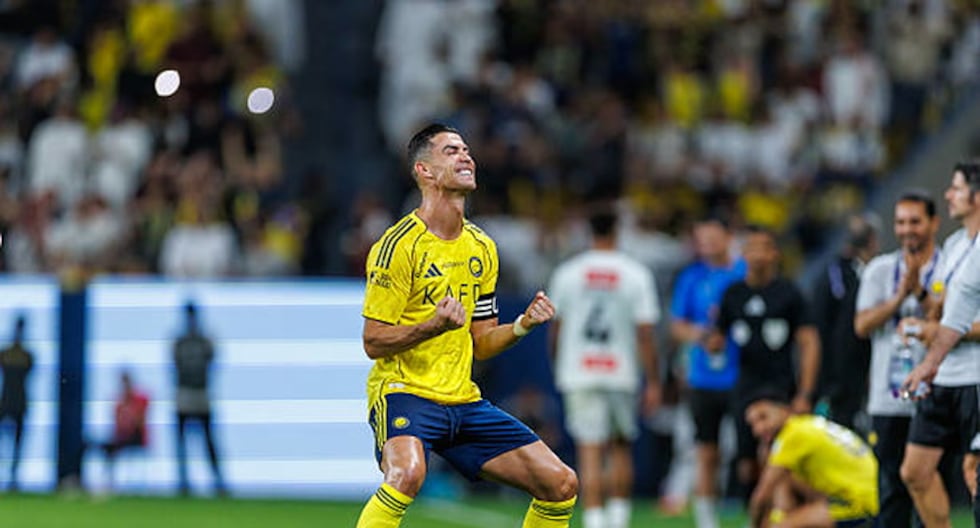 ¡Cada vez más cerca los 1000 goles! Cristiano Ronaldo anotó un doblete en la victoria del Al Nassr