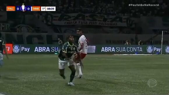 Endrick realizó un 'lujo' en el partido de Palmeiras vs. Bragantino. (Video: Twitter / @tiagosepz)