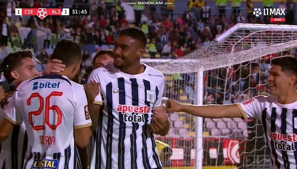 Gol de Aldair Fuentes para el 1-1 de Alianza Lima vs. Cienciano. (Video: L1 MAX)