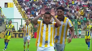 ¡Al ritmo del conejito! Gol de Christian Cueva para el 1-1 de Juan Pablo II vs. FC Cajamarca
