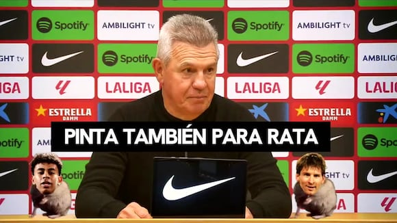 Javier Aguirre, entrenador del Mallorca, dijo que Yamal es el nuevo Lionel Messi para el Barcelona. (Vídeo: @eldesmarque).