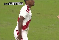 ¡Ni 2 minutos duró! Tarjeta roja para Miguel Araujo en el Perú vs. Colombia