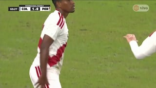 ¡Ni 2 minutos duró! Tarjeta roja para Miguel Araujo en el Perú vs. Colombia