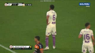 ¡No juega ante Sporting Cristal! Jesús Castillo quedó suspendido en Universitario