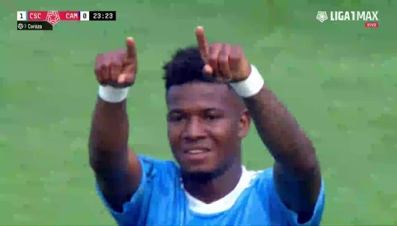 Washington Corozo puso el 1-0 de Sporting Cristal ante Mannucci. (Video Liga 1 MAX)