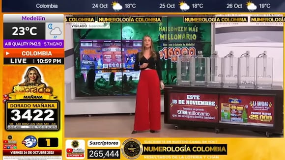 Resultados de la Lotería de Medellín EN VIVO, viernes 31 de octubre: números ganadores y último sorteo (Video: Numerología Colombia)