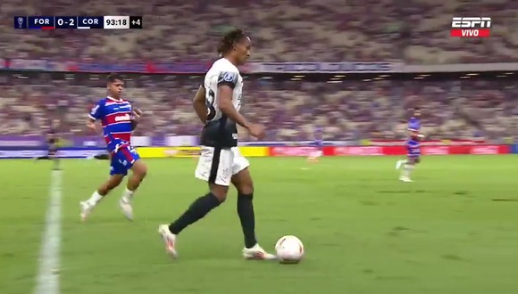 André Carrillo y la gran jugada en su debut con Corinthians en la Copa Sudamericana. (Video: ESPN)
