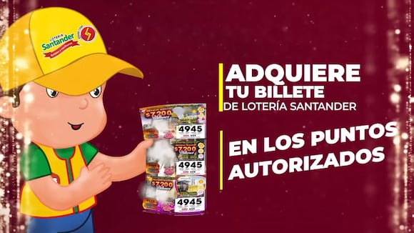 La Lotería de Santander se juega los viernes con un premio mayor de 7.200 millones de pesos | VIDEO: Instagram | @loteriasantander
