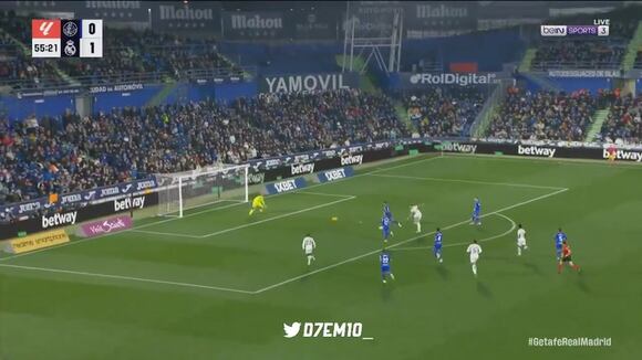 Doblete de Joselu para el 2-0 del Real Madrid vs. Getafe por LaLiga. (Vídeo: X).