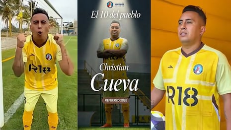 ¡De Guayaquil a Chongoyape! Christian Cueva es nuevo jugador de Juan Pablo II