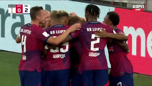 Dani Olmo marcó un golazo en el RB Leipzig vs. Bayern por la Supercopa de Alemania. (Video: ESPN)